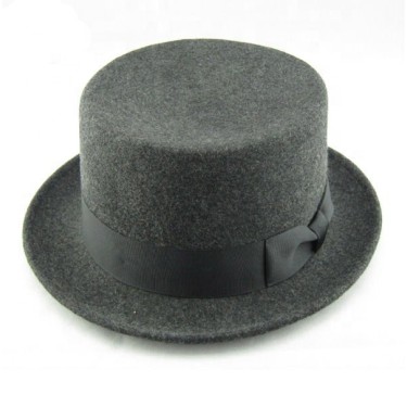 Unisex fashion 100% wool felt mini top hat