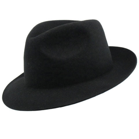 100% wool felt jewish hat borsalino