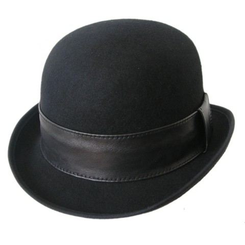 Men's fashion 100% wool Felt black classic hat derby hat