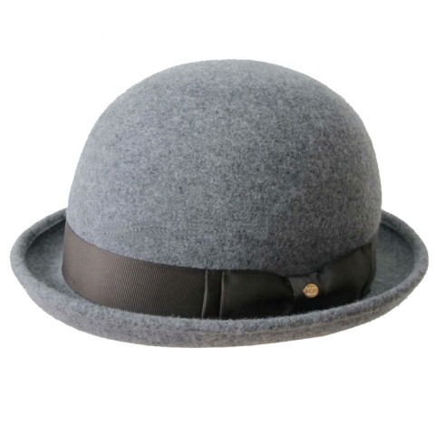 Fashion 100% wool felt women's ladies Bowler Hat