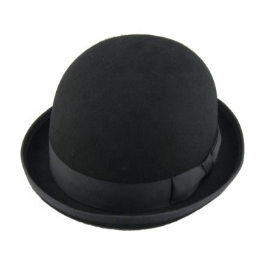 fashion 100% Wool Felt bowler hats for sale