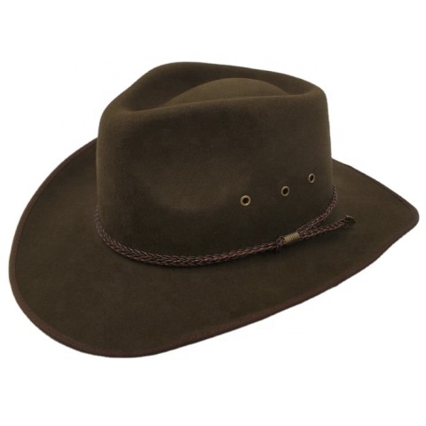 wool felt akubra style hat