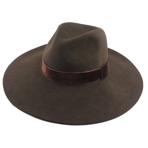 New Style wide brim fedora hat