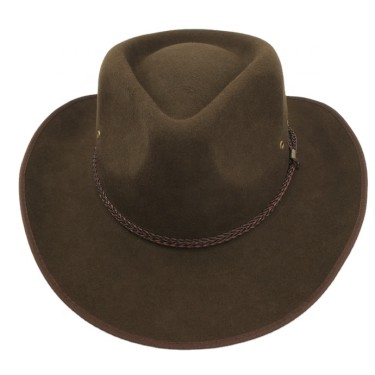 wool felt akubra style hat