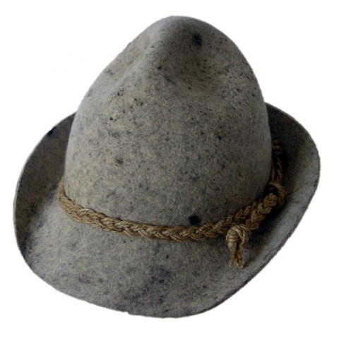 Unisex vintage 100% wool felt German Berghut Tirol hat